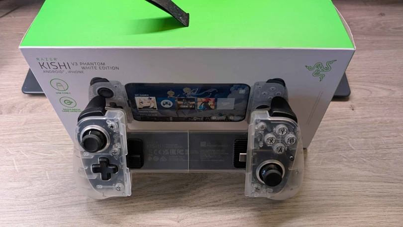 Verpackung für unseren Test der Razer Kishi V3 Pro