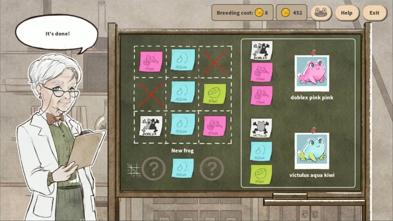 Collection de grenouilles pour la sortie de Kamaeru: A Frog Refuge sur mobile