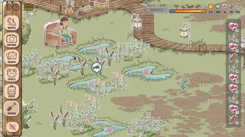 Gestion de l'environnement dans Kamaeru