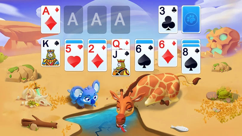 Solitaire Wild Park, eins der Spiele wie Pyramid Solitaire Saga