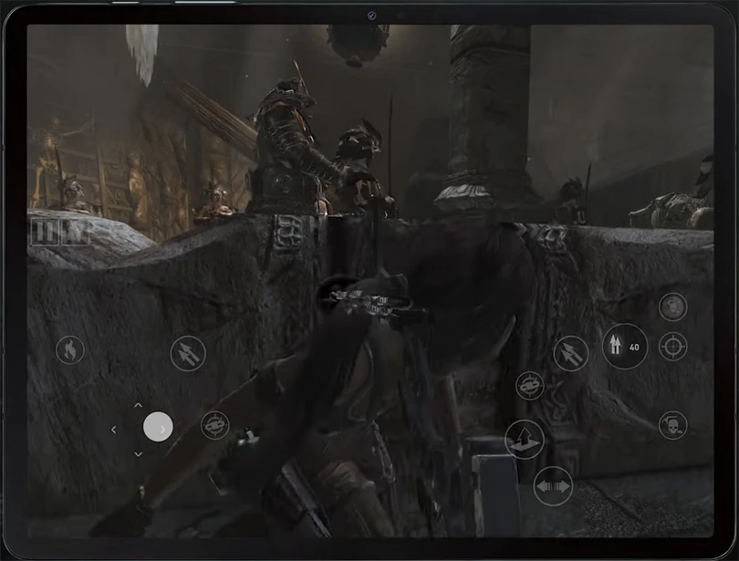 Tomb Raider Mobile auf dem Tablet
