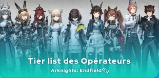 Tier list Arknights: Endfield