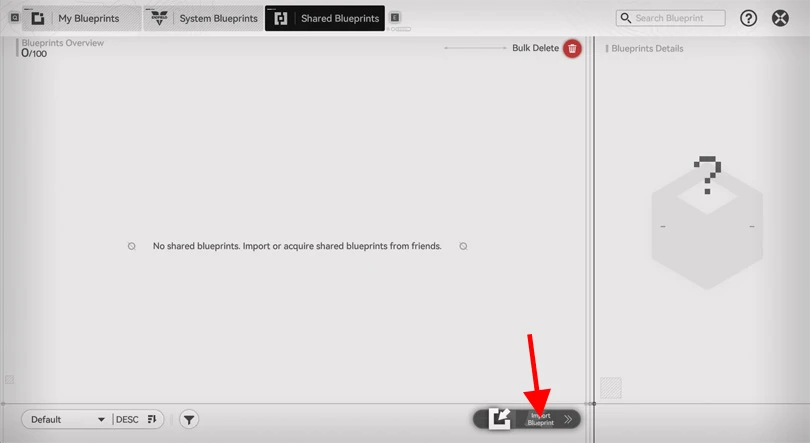 Import blueprints into Arknights: Endfield
