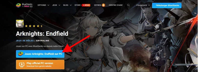 Jouer &agrave; Arknights: Endfield sur PC sur BlueStacks
