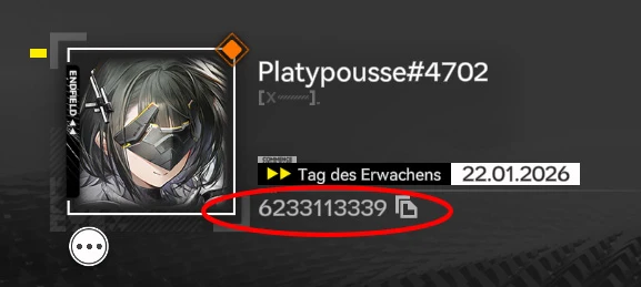 UID dans Arknights: Endfield