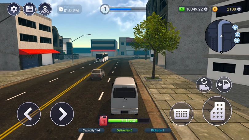 La conduite dans Parcel Delivery Simulator