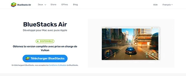 T&eacute;l&eacute;charger BlueStacks Air