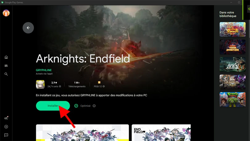 Jouer &agrave; Arknights: Endfield sur PC avec Google Play Jeux