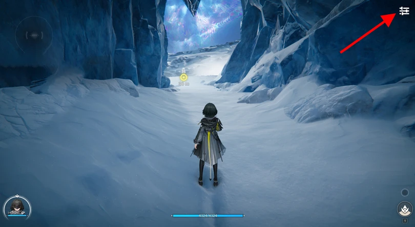 Le menu d'Arknights: Endfield