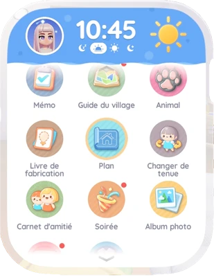 La montre connectée d'Heartopia