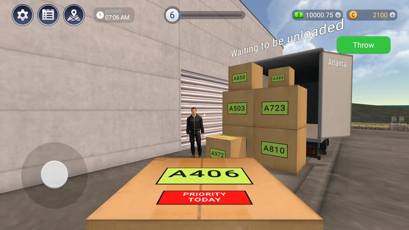 Aper&ccedil;u du gameplay de Parcel Delivery Simulator