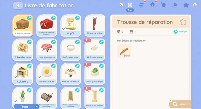 Plans de fabrication de maison Heartopia