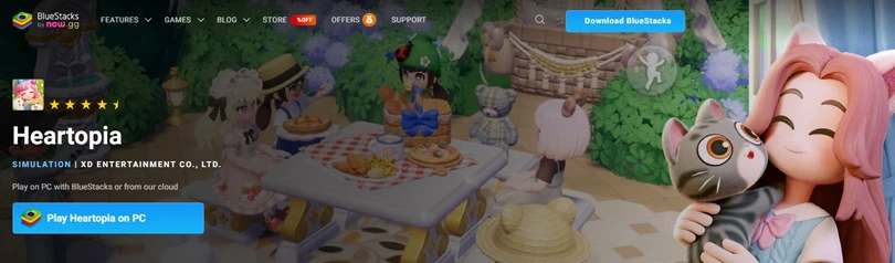 Jouer &agrave; Heartopia sur PC avec BlueStacks