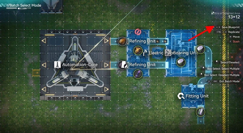 Save blueprints in Arknights: Endfield