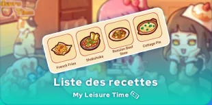 Recettes My Leisure Time