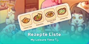 My Leisure Time Rezepte