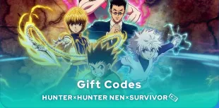 HUNTERxHUNTER NENxSURVIVOR codes
