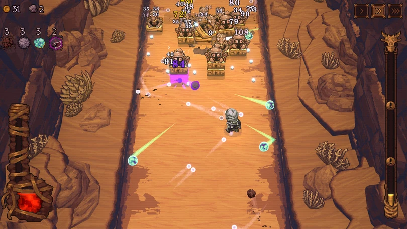 Gameplay for the release of Ball x Pit on mobile