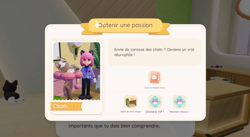 Passion Chat Heartopia débloquée