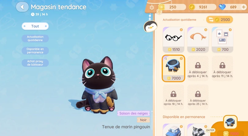 Magasin tendance de la Saison des Neiges Heartopia