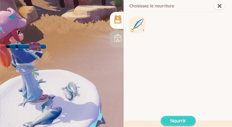 Nourrir les pingouins dans Heartopia