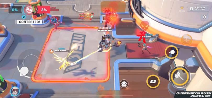 Aper&ccedil;u du gameplay d'Overwatch Rush