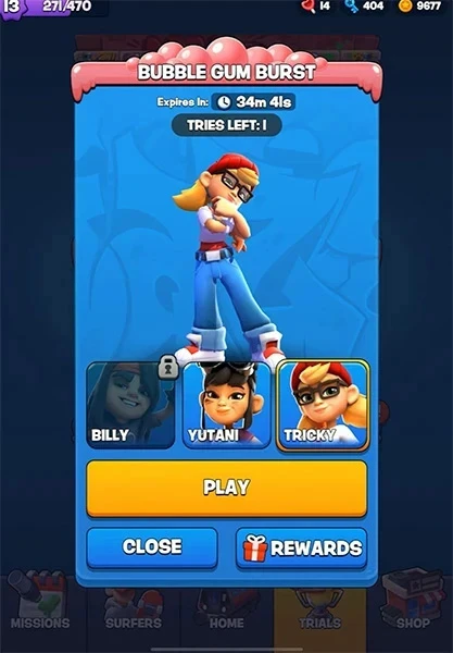 Charaktere f&uuml;r die Ver&ouml;ffentlichung von Subway Surfers City