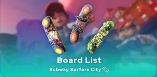 Subway Surfers City boards