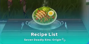 Seven Deadly Sins: Origin Recipes