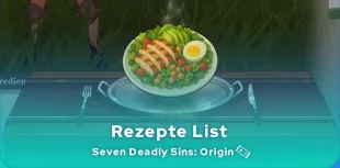 Seven Deadly Sins: Origin Rezepte