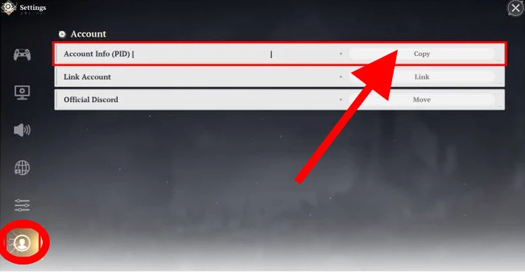 Finden Sie Ihre ID, um die 7DS-Codes abzurufen: Origin