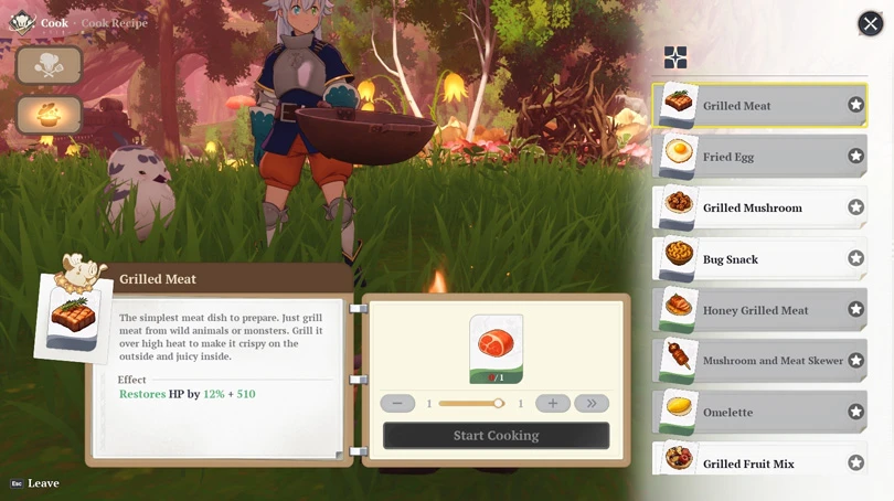 Rezepte aus Seven Deadly Sins: Origin