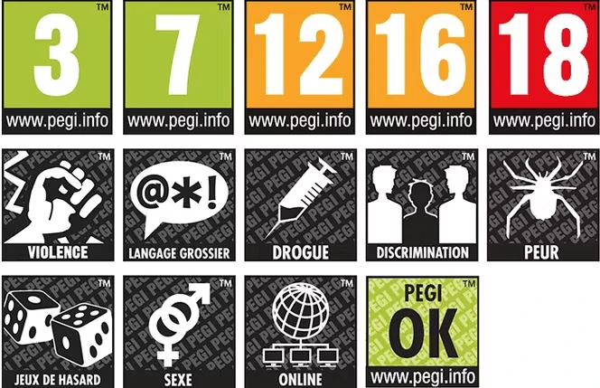 La classification de PEGI