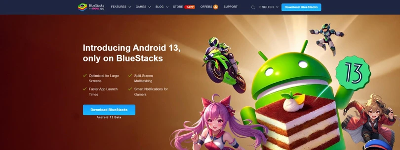 Download BlueStacks Android 13 beta to play Dissidia Duellum Final Fantasy on PC