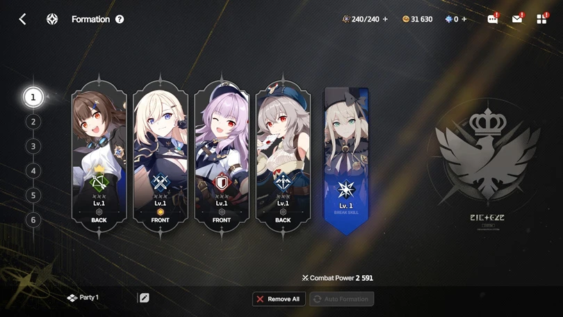 Das Team in Star Savior