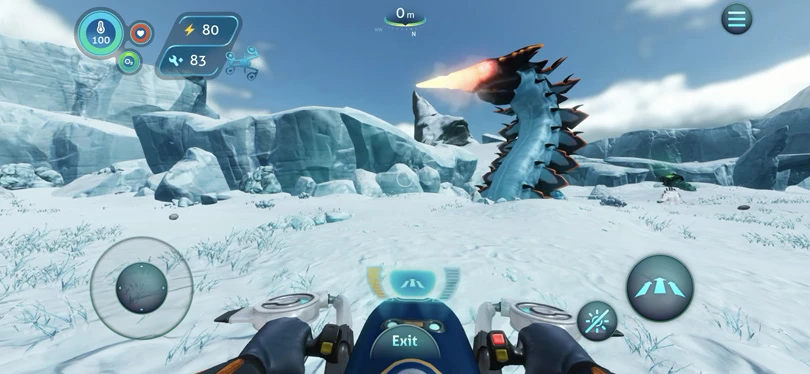 Ein Blick auf Subnautica Below Zero für Mobilgeräte
