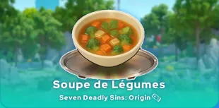 Soupe de légumes Seven Deadly Sins: Origin