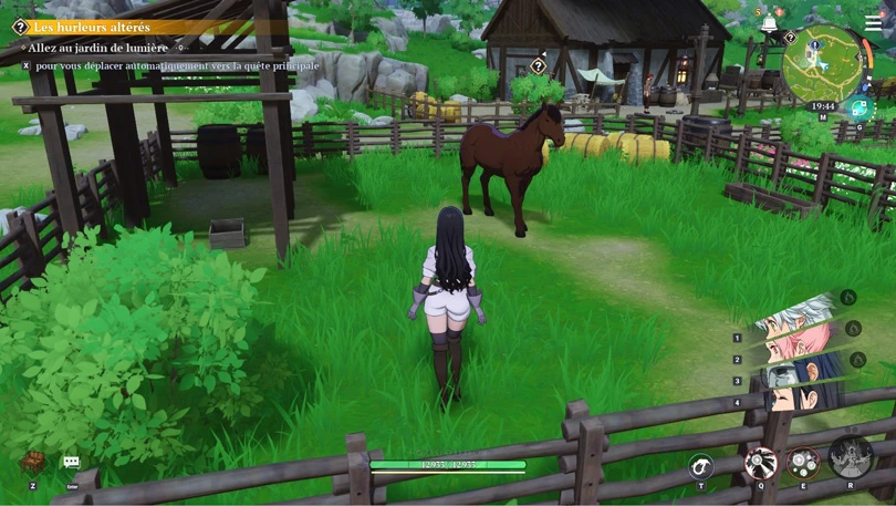 Das isolierte Seven Deadly Sins: Origin Pferd