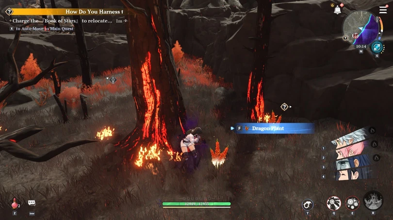Ernte der Seven Deadly Sins: Origin Drachenpflanze