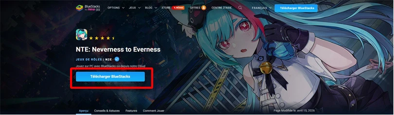 Jouer &agrave; NTE sur PC avec BlueStacks