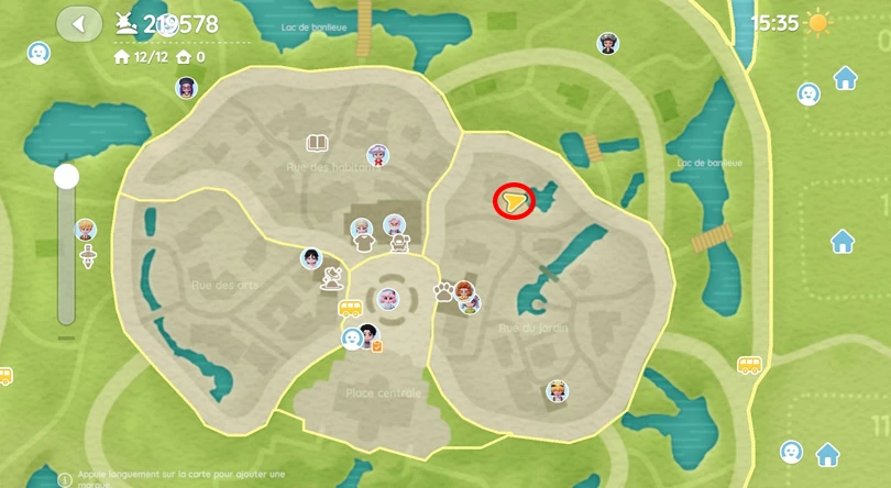 Heartopia Bunte-Eier-Abenteuer - Vanyas Standort