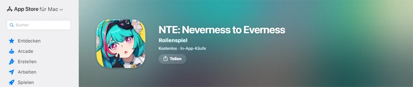 NTE auf Mac spielen
