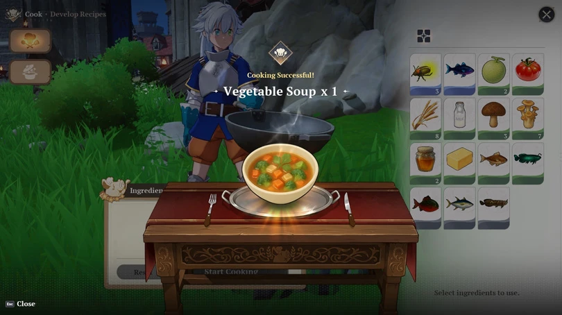 Cooking Seven Deadly Sins: Origin Vegetable Soup