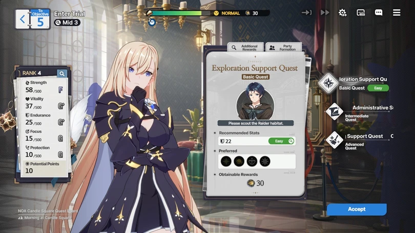 Quests aus dem Journey Star Savior Guide
