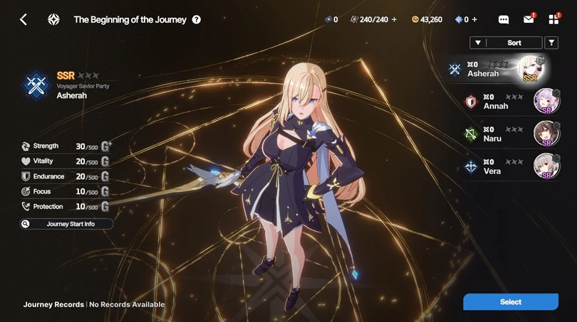 Einstieg in den Journey Star Savior Guide