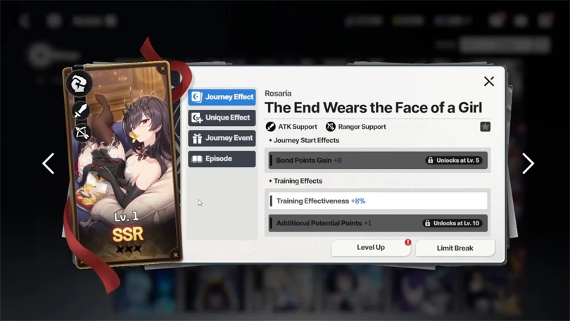 Arcana für Star Savior Rosaria