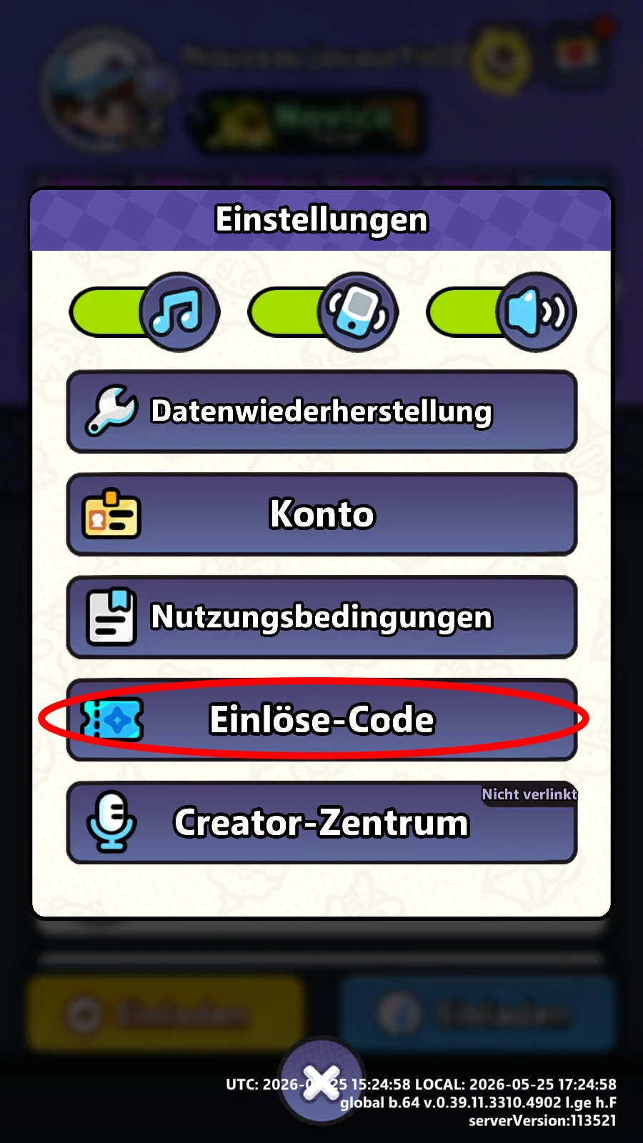 Clash of Critters Codes eingeben