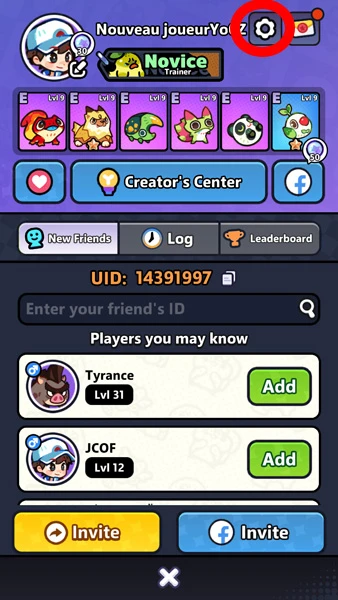 Clash of Critters code settings