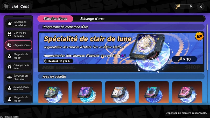 Obtenir Marche au-delà du temps NTE via le magasin d'Arcs