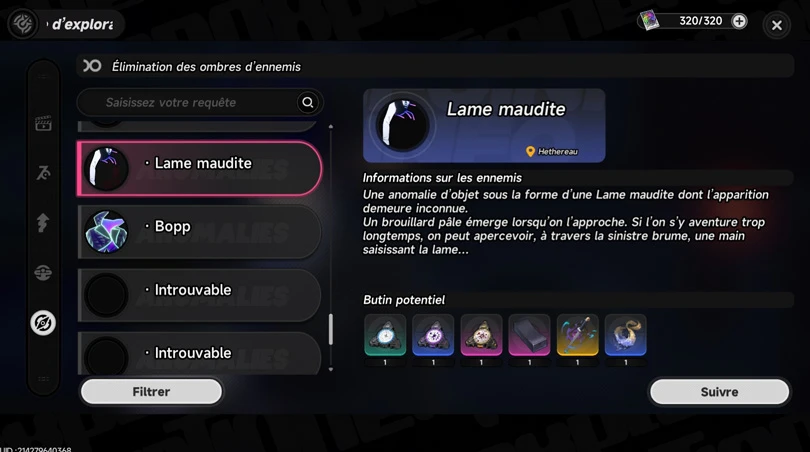 Lame maudite Où est mon foyer Neverness to Everness